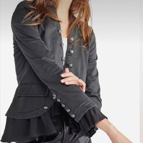 Free People Ruffles Romance Jacket - Picture 6 of 12